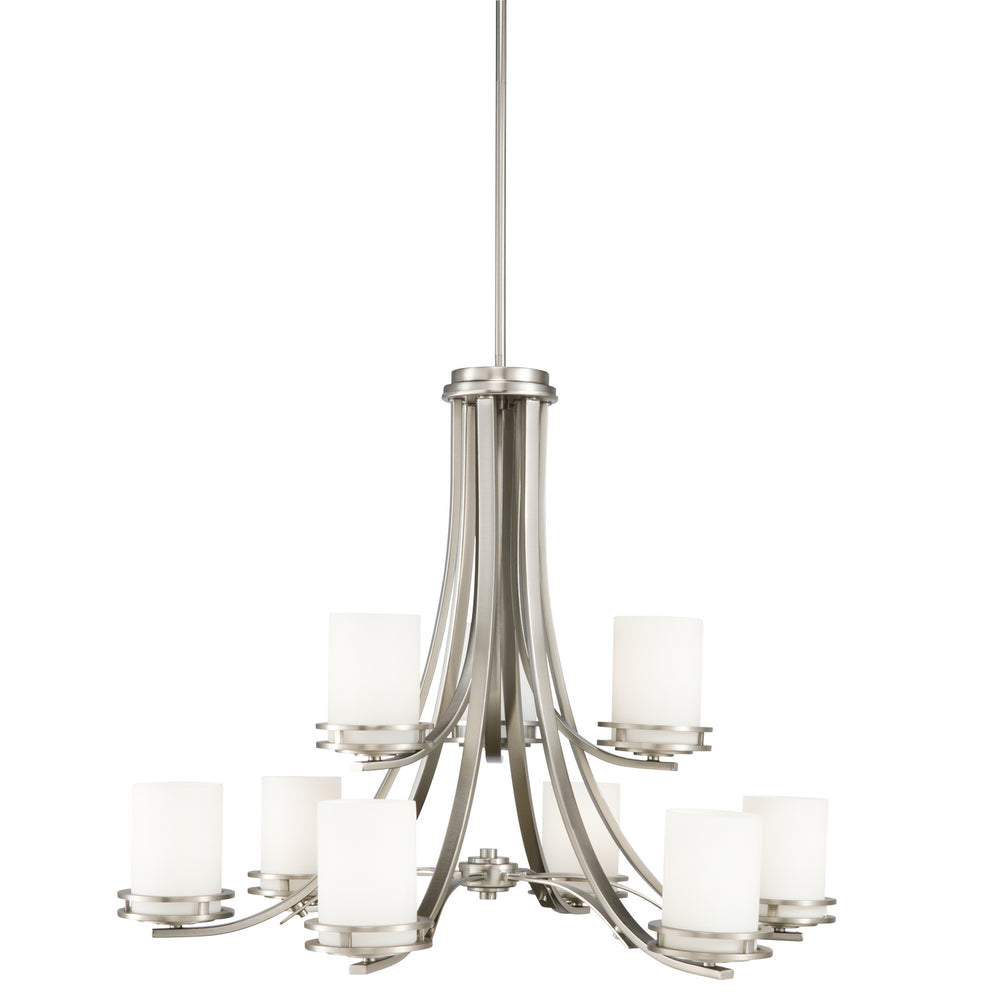 Kichler Canada - Nine Light Chandelier - Hendrik - Brushed Nickel- Union Lighting Luminaires Decor