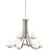 Kichler Canada - Nine Light Chandelier - Hendrik - Brushed Nickel- Union Lighting Luminaires Decor