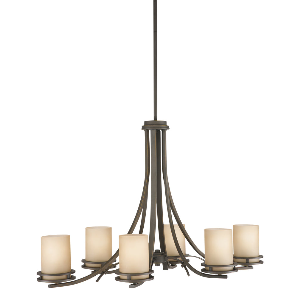 Kichler Canada - Six Light Chandelier - Hendrik - Olde Bronze- Union Lighting Luminaires Decor