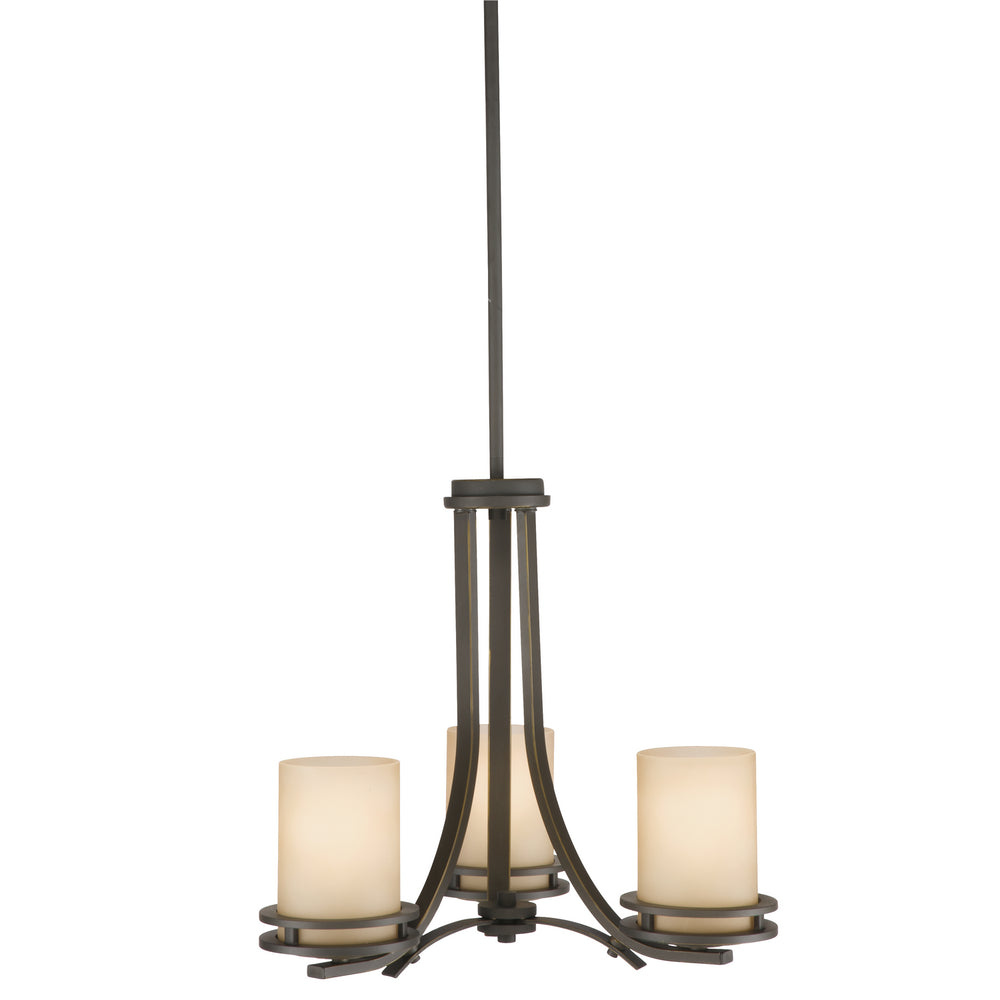 Kichler Canada - Three Light Chandelier - Hendrik - Olde Bronze- Union Lighting Luminaires Decor