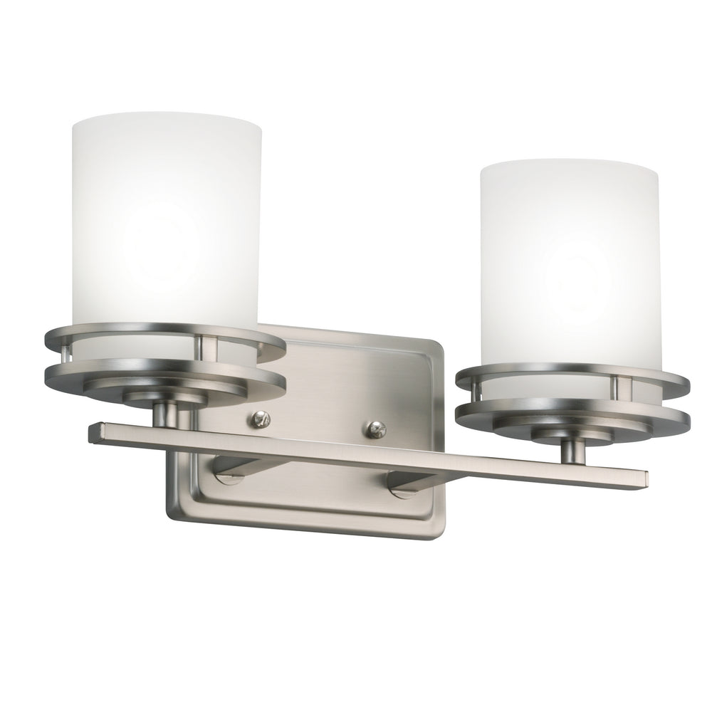 Kichler Canada - Two Light Bath - Hendrik - Brushed Nickel- Union Lighting Luminaires Decor