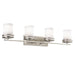 Kichler Canada - Four Light Bath - Hendrik - Brushed Nickel- Union Lighting Luminaires Decor