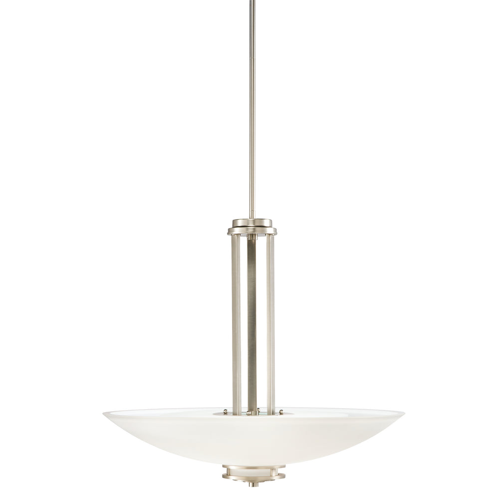 Kichler Canada - Three Light Pendant - Hendrik - Brushed Nickel- Union Lighting Luminaires Decor