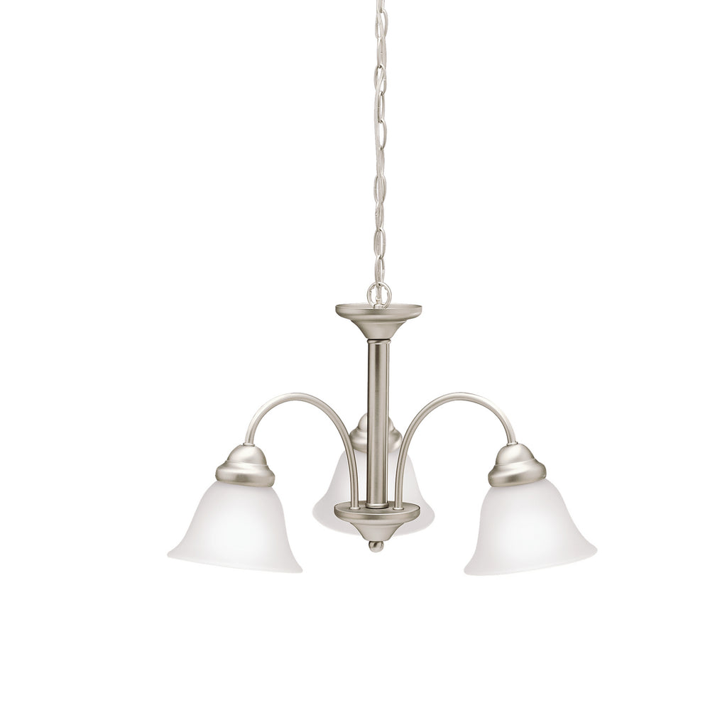 Kichler Canada - Three Light Chandelier - Wynberg - Brushed Nickel- Union Lighting Luminaires Decor