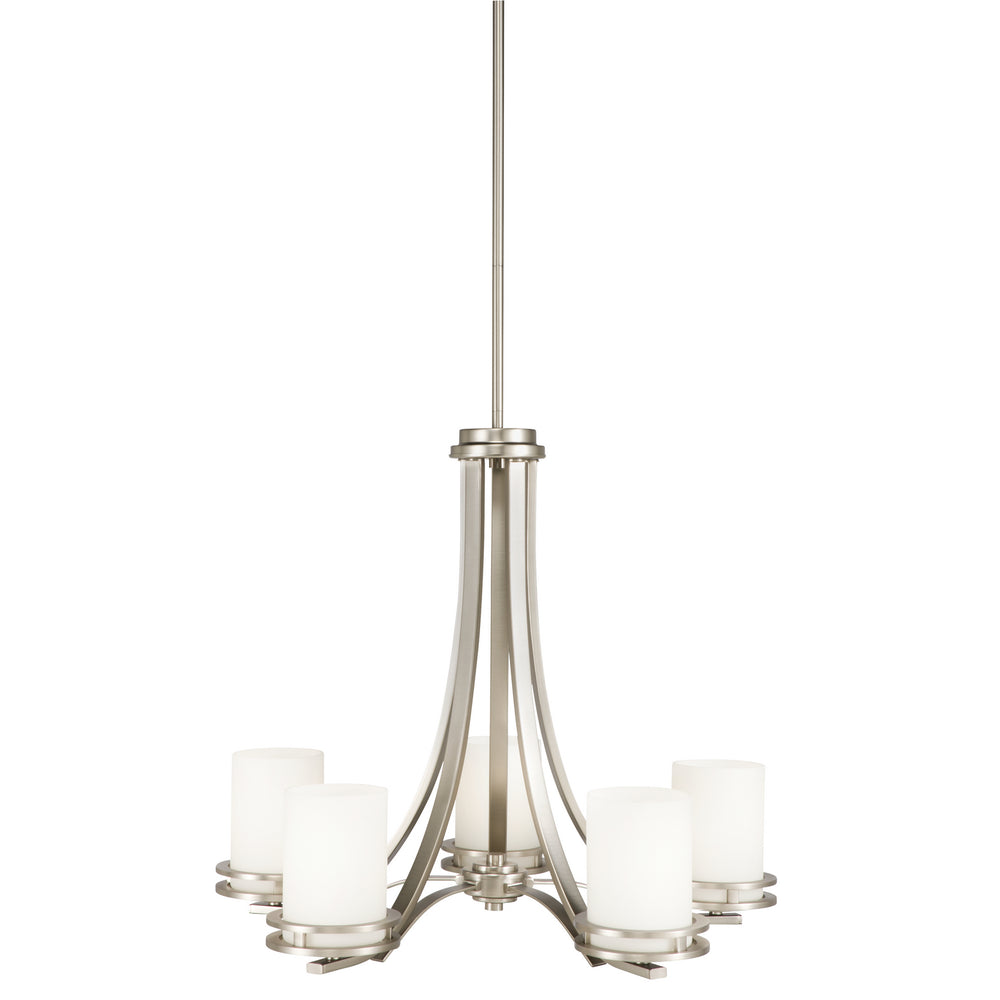 Kichler Canada - Five Light Chandelier - Hendrik - Brushed Nickel- Union Lighting Luminaires Decor