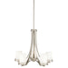 Kichler Canada - Five Light Chandelier - Hendrik - Brushed Nickel- Union Lighting Luminaires Decor