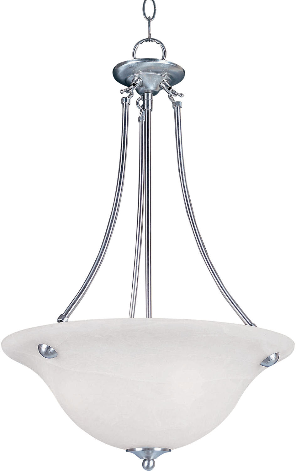 Maxim - Three Light Pendant - Malaga - Satin Nickel- Union Lighting Luminaires Decor