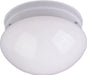 Maxim - One Light Flush Mount - Essentials - 588x - White- Union Lighting Luminaires Decor