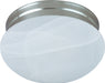 Maxim - One Light Flush Mount - Essentials - 588x - Satin Nickel- Union Lighting Luminaires Decor