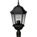 Progress Canada - Three Light Post Lantern - Welbourne - Textured Black- Union Lighting Luminaires Decor