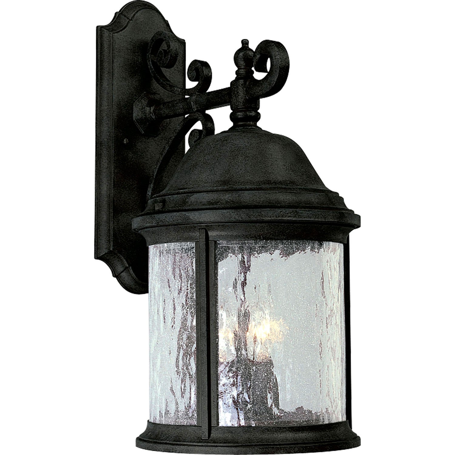Progress Canada - Three Light Large Wall Lantern - Ashmore - Textured Black- Union Lighting Luminaires Decor