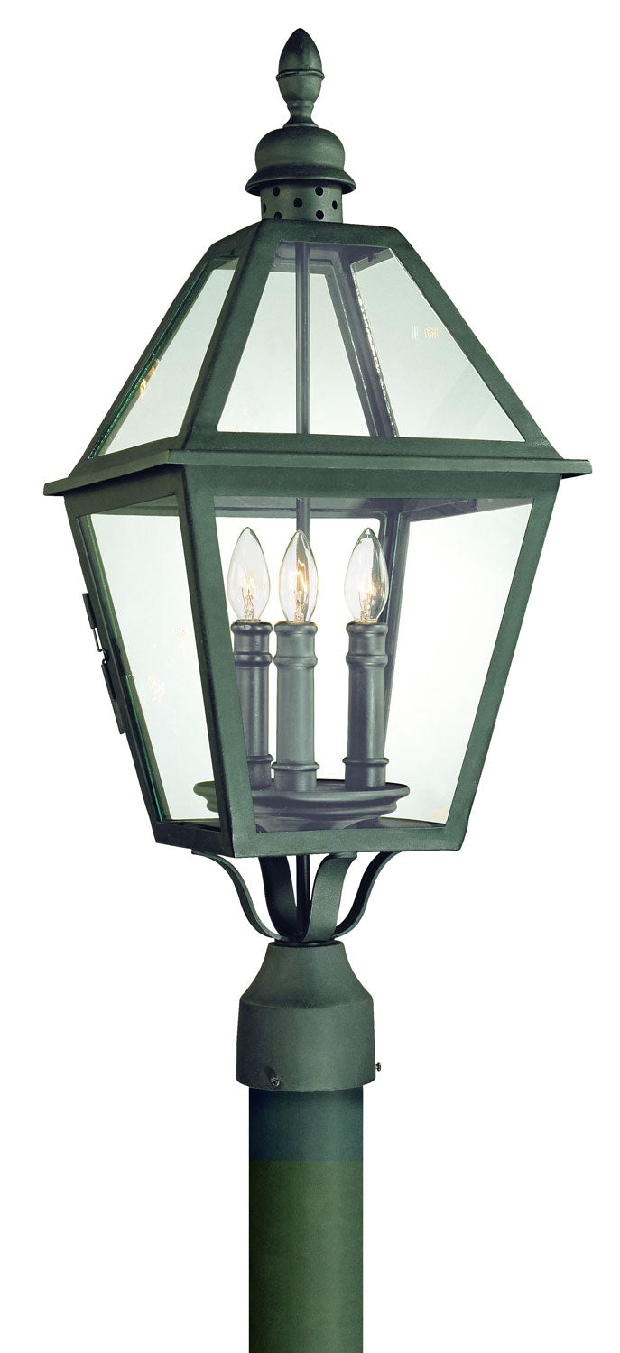 Troy Lighting - Three Light Post Lantern - Townsend - Natural Bronze- Union Lighting Luminaires Decor