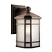 Kichler Canada - One Light Outdoor Wall Mount - Cameron - Prairie Rock- Union Lighting Luminaires Decor