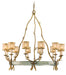 Corbett Lighting - 12 Light Chandelier - Parc Royale - Vintage Gold Leaf- Union Lighting Luminaires Decor