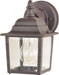 Maxim - One Light Outdoor Wall Lantern - Builder Cast - Rust Patina- Union Lighting Luminaires Decor