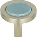 Atlas - Hardware - Spa Blue Round Knob - Brushed Nickel - Union Lighting Luminaires Decor