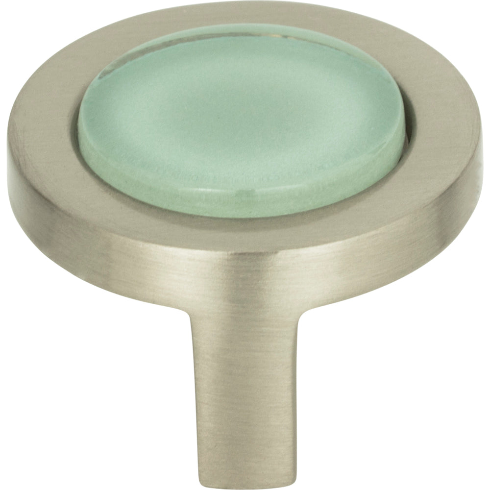Atlas - Hardware - Spa Green Round Knob - Brushed Nickel - Union Lighting Luminaires Decor