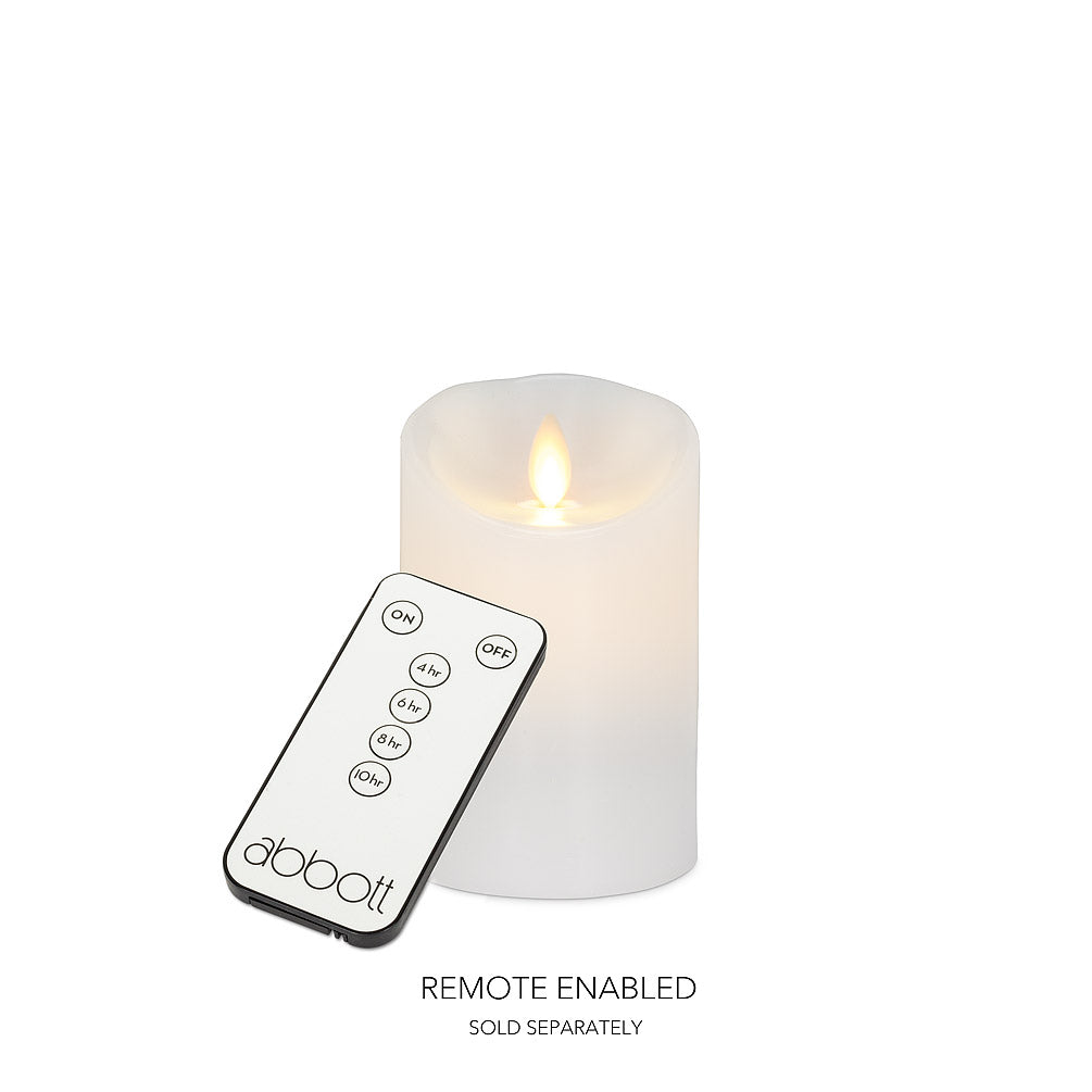 Small White Reallite Candle