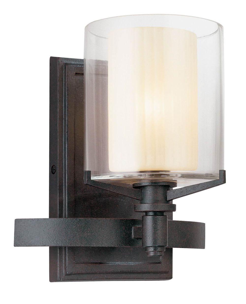 Troy Lighting Canada - One Light Bath and Vanity - Arcadia - Textured Iron- Union Lighting Luminaires Decor