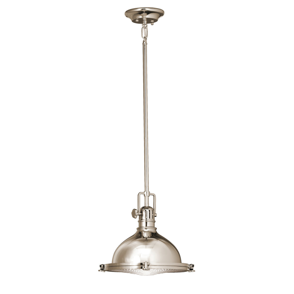 Kichler Canada - One Light Pendant - Hatteras Bay - Polished Nickel- Union Lighting Luminaires Decor