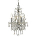 Crystorama - Four Light Mini Chandelier - Imperial - Polished Chrome- Union Lighting Luminaires Decor