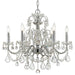 Crystorama - Six Light Chandelier - Imperial - Polished Chrome- Union Lighting Luminaires Decor