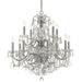 Crystorama - 12 Light Chandelier - Imperial - Polished Chrome- Union Lighting Luminaires Decor