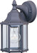 Maxim - One Light Outdoor Wall Lantern - Builder Cast - Black- Union Lighting Luminaires Decor