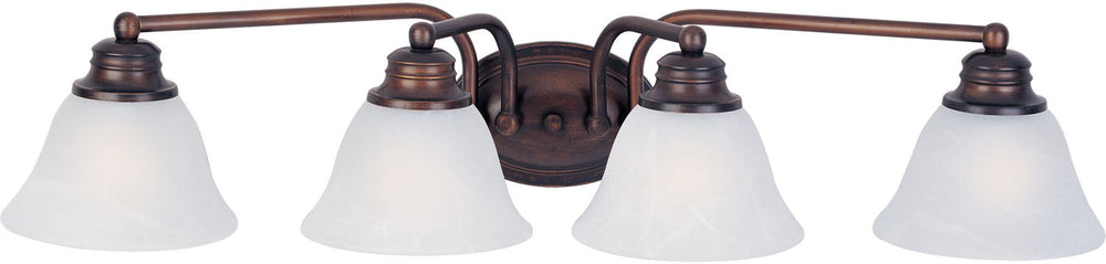 Maxim - Four Light Bath Vanity - Malaga - Oil Rubbed Bronze- Union Lighting Luminaires Decor