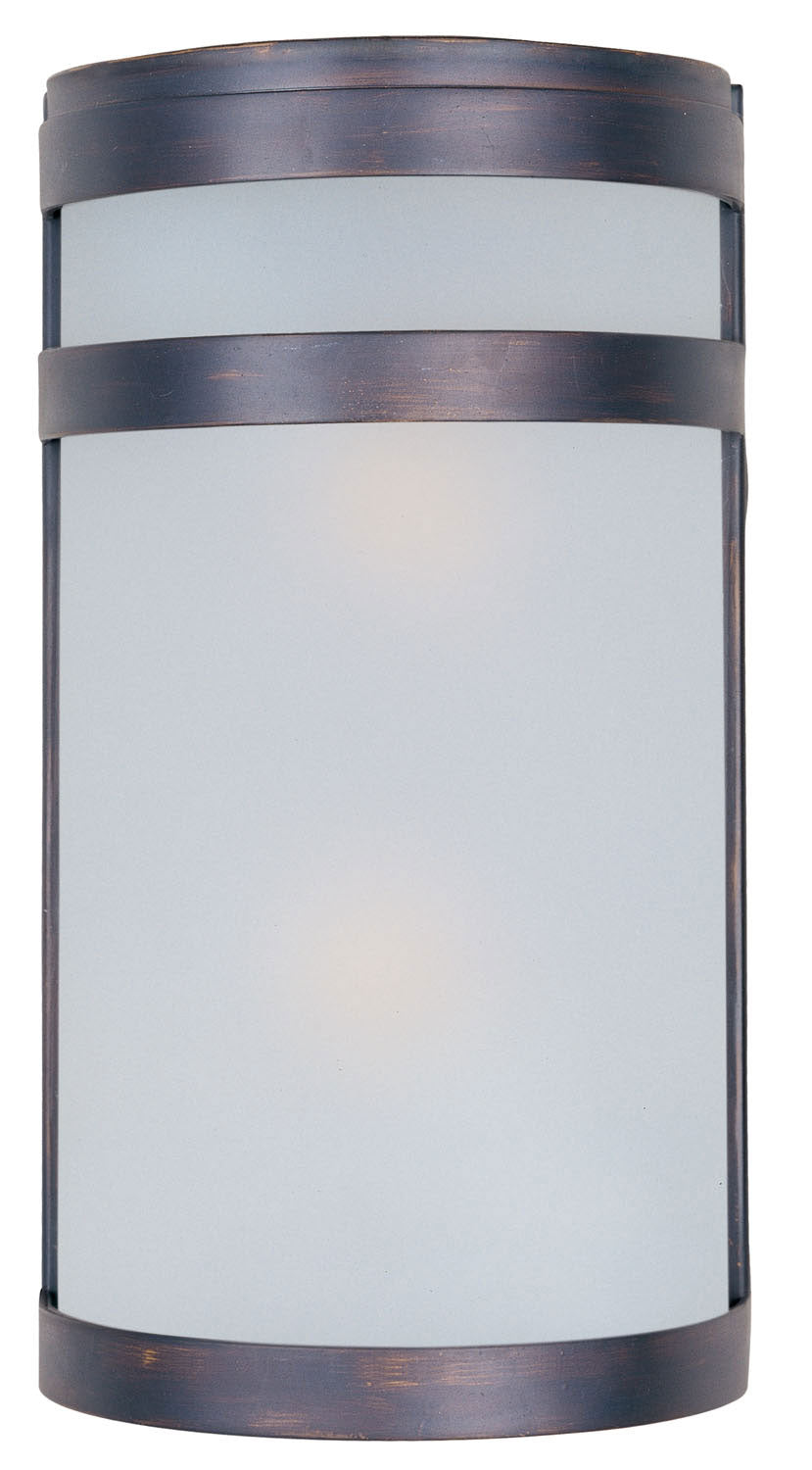 Maxim - Two Light Outdoor Wall Lantern - Arc - Oil Rubbed Bronze- Union Lighting Luminaires Decor