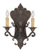 Savoy House - Two Light Wall Sconce - Southerby - Florencian Bronze- Union Lighting Luminaires Decor