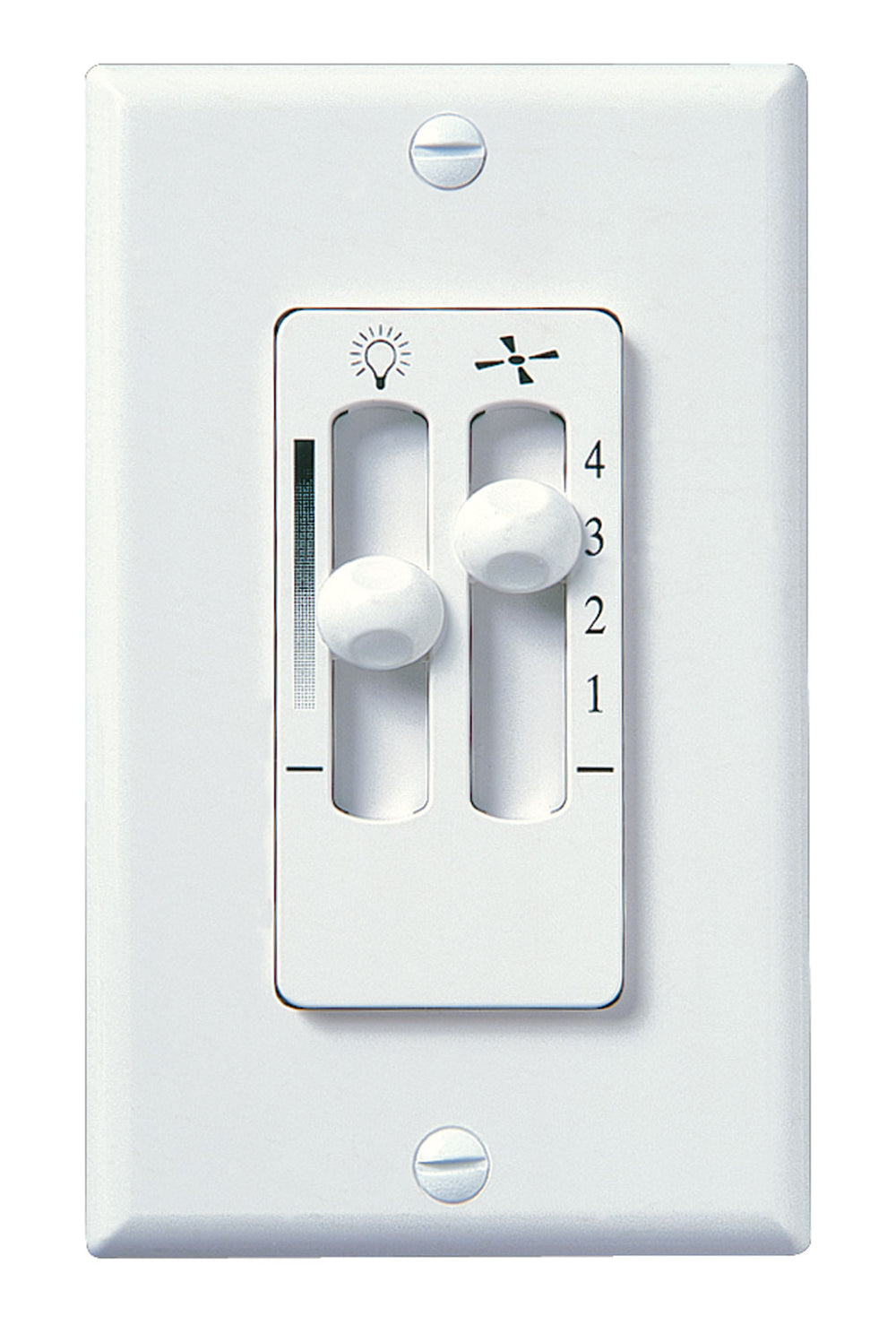 Kendal Canada - Fan Motor Speed and Light Dimmer Control - Control - White- Union Lighting Luminaires Decor