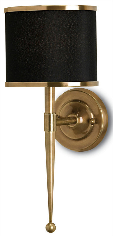 Currey and Company - One Light Wall Sconce - Primo - Brass- Union Lighting Luminaires Decor