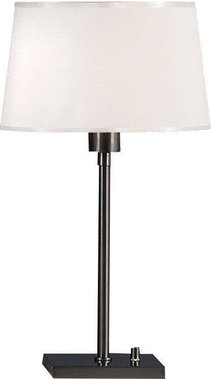 Robert Abbey - One Light Table Lamp - Real Simple - Gunmetal Powder Coat over Steel- Union Lighting Luminaires Decor