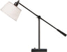 Robert Abbey - One Light Table Lamp - Real Simple - Gunmetal Powder Coat over Steel- Union Lighting Luminaires Decor