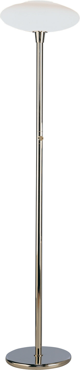 Robert Abbey - One Light Torchiere - Rico Espinet Ovo - Polished Nickel- Union Lighting Luminaires Decor