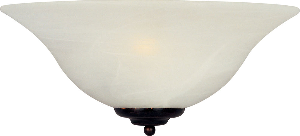 Maxim - One Light Wall Sconce - Essentials - 2058x - Oil Rubbed Bronze- Union Lighting Luminaires Decor