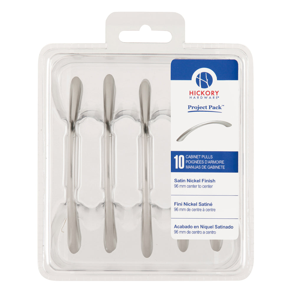 Pull 3-3/4 Inch (96mm) Center to Center (10 Pack)