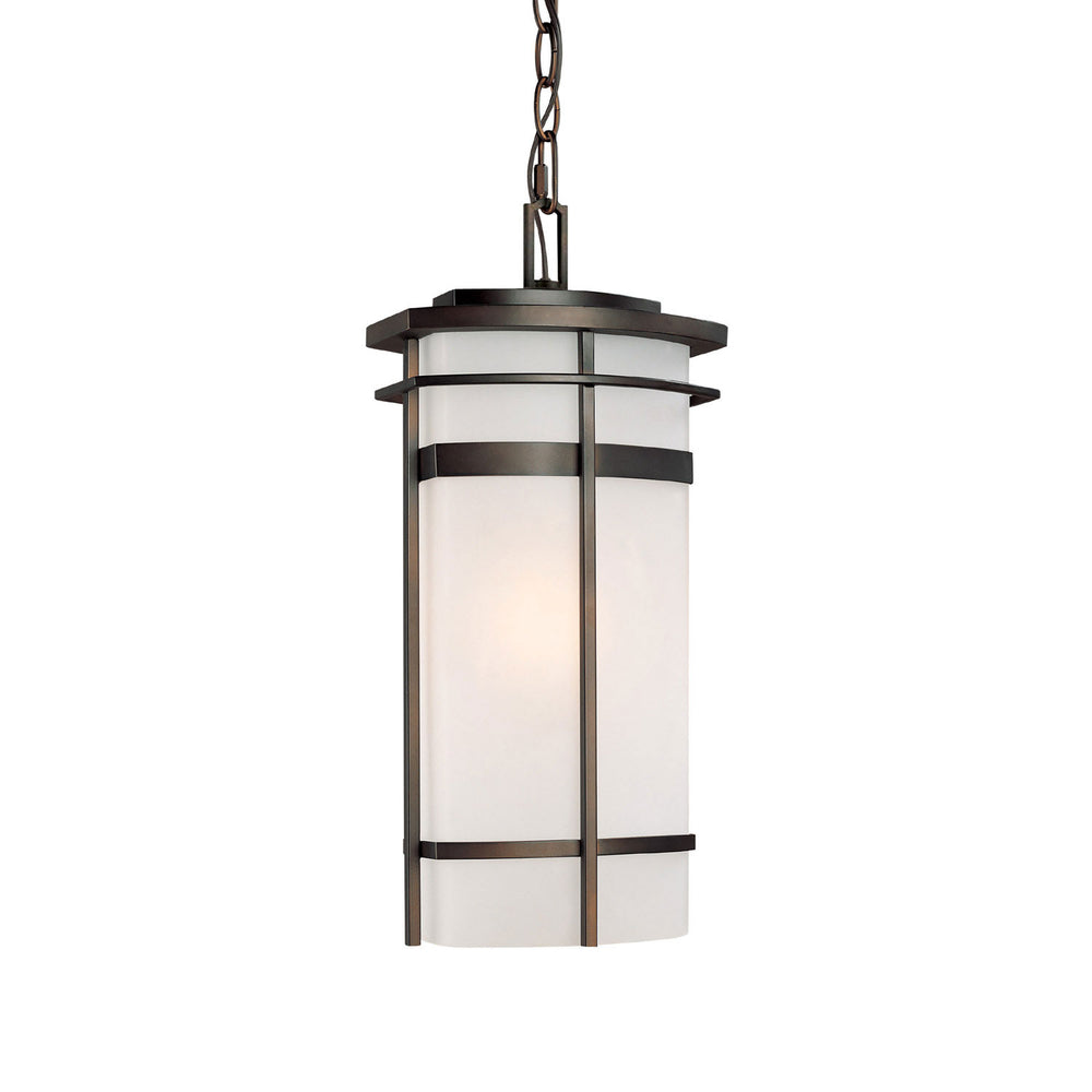 Capital Lighting - One Light Outdoor Hanging Lantern - Lakeshore - Old Bronze- Union Lighting Luminaires Decor