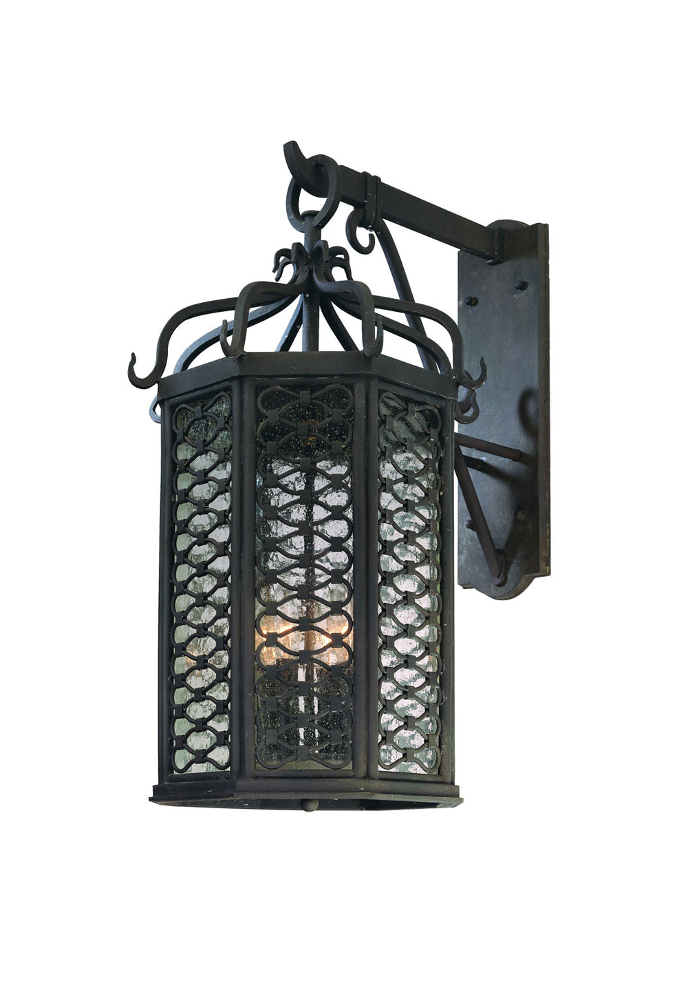 Troy Lighting Canada - Four Light Wall Lantern - Los Olivos - Textured Iron- Union Lighting Luminaires Decor