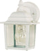 Maxim - One Light Outdoor Wall Lantern - Builder Cast - White- Union Lighting Luminaires Decor