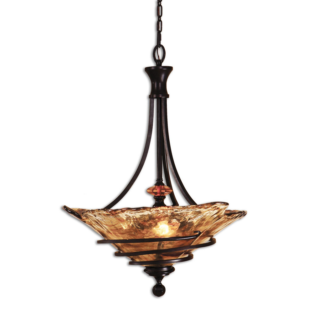 Uttermost - Three Light Pendant - Vitalia - Oil Rubbed Bronze- Union Lighting Luminaires Decor
