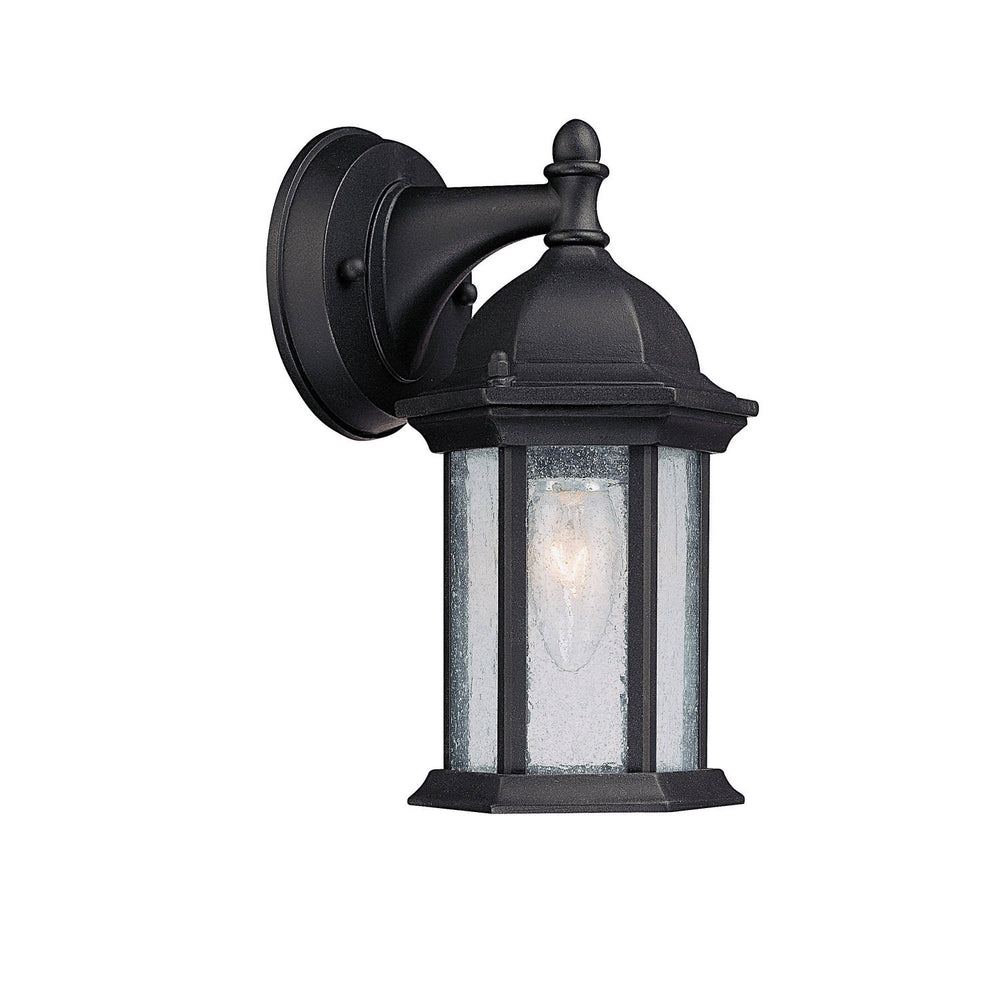 Capital Lighting - One Light Outdoor Wall Lantern - Main Street - Black- Union Lighting Luminaires Decor