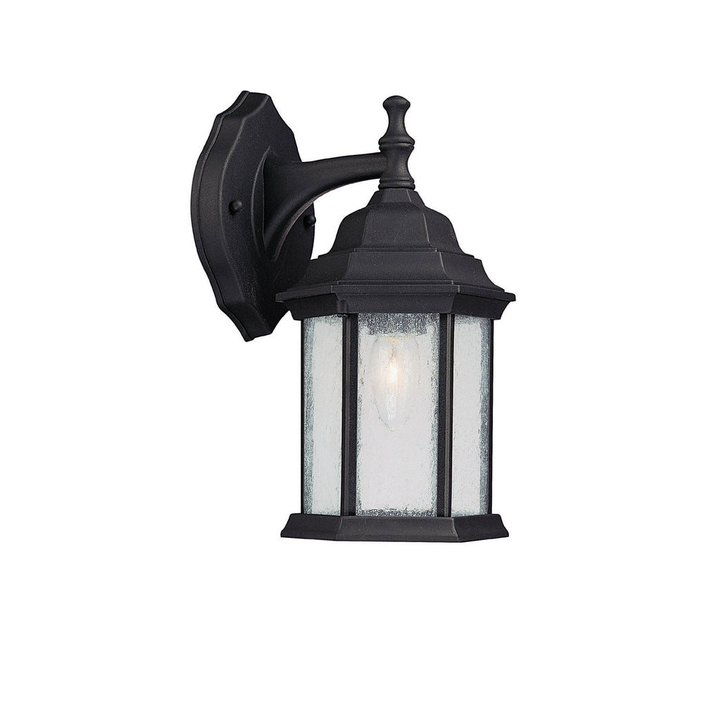 Capital Lighting - One Light Outdoor Wall Lantern - Main Street - Black- Union Lighting Luminaires Decor