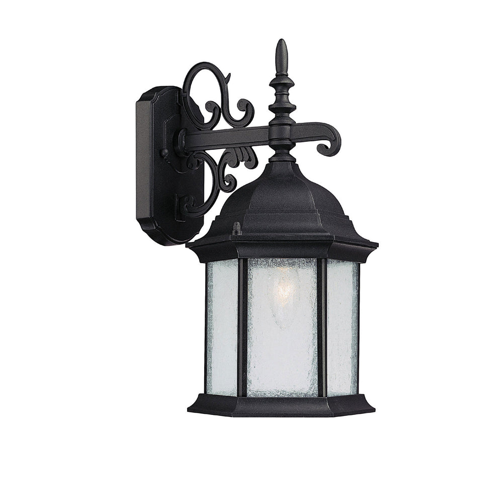 Capital Lighting - One Light Outdoor Wall Lantern - Main Street - Black- Union Lighting Luminaires Decor