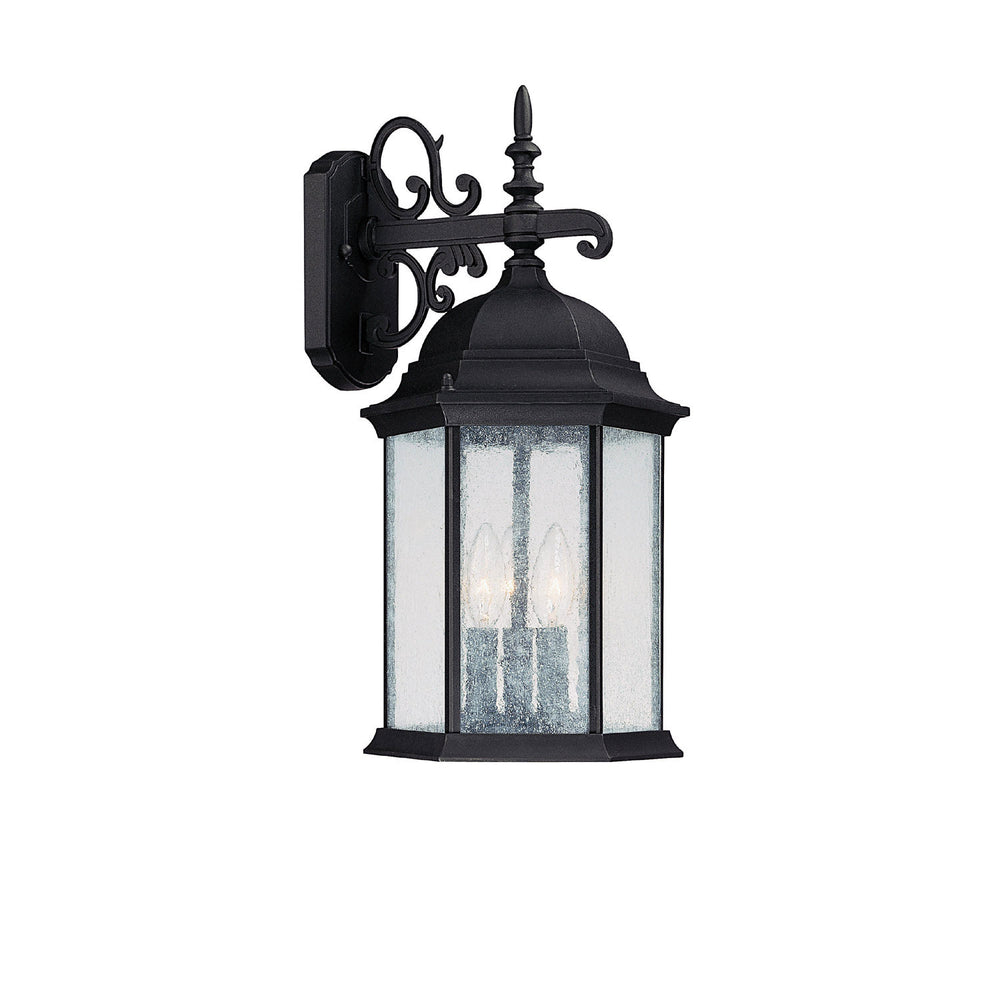 Capital Lighting - Three Light Outdoor Wall Lantern - Main Street - Black- Union Lighting Luminaires Decor