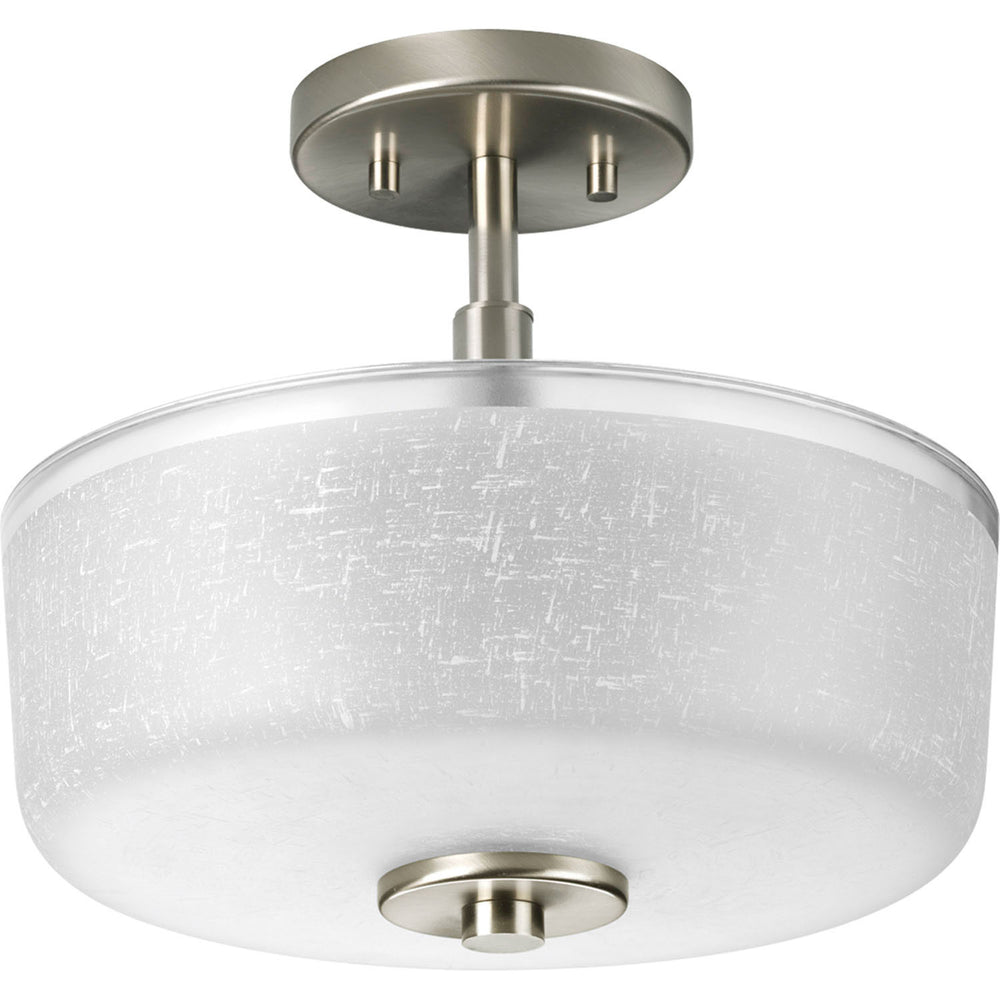 Progress Canada - Two Light Close-to-Ceiling - Alexa - Brushed Nickel- Union Lighting Luminaires Decor