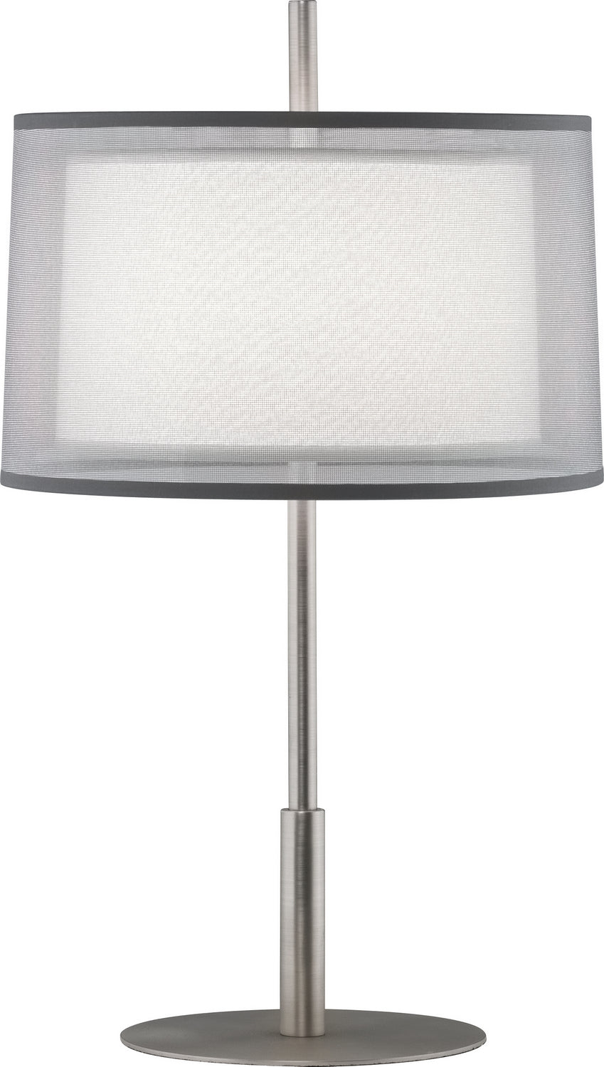 Robert Abbey - One Light Accent Lamp - Saturnia - Stainless Steel- Union Lighting Luminaires Decor