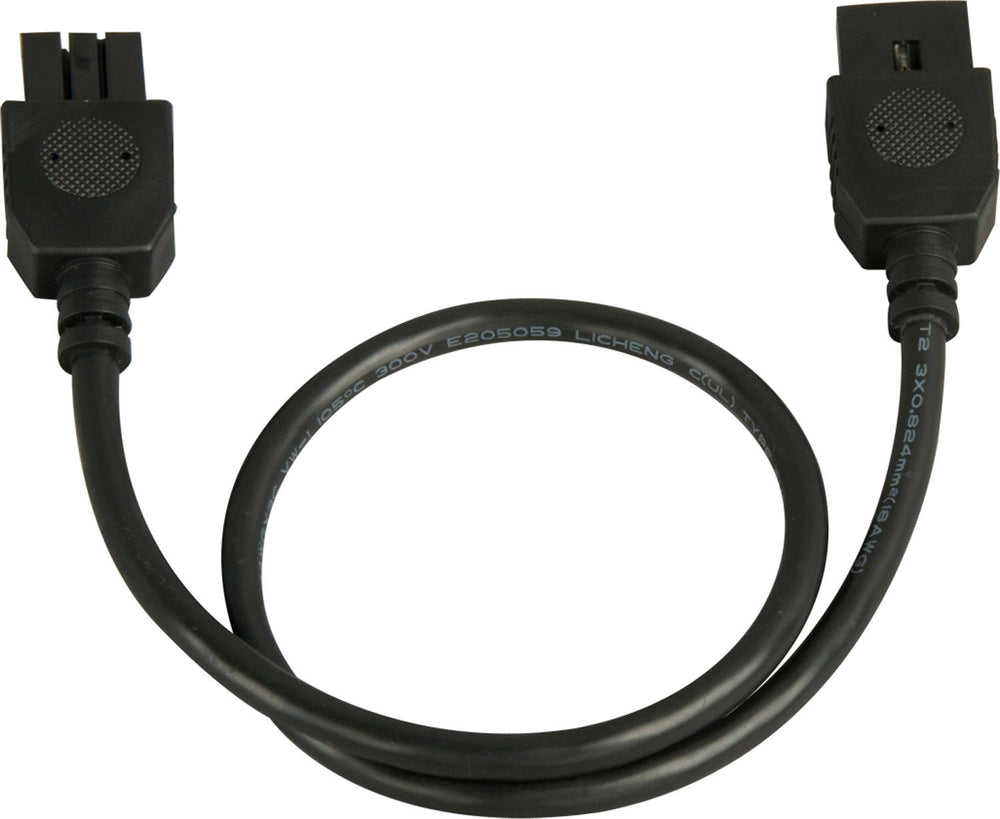 "Maxim - 18" Connector Cord - CounterMax MXInterLink4 - Black- Union Lighting Luminaires Decor"