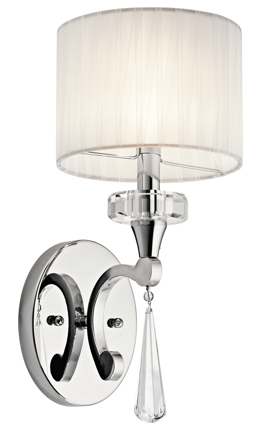 Kichler Canada - One Light Wall Sconce - Parker Point - Chrome- Union Lighting Luminaires Decor